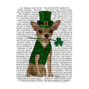 Magnet Flexible Chihuahua Leprechaun