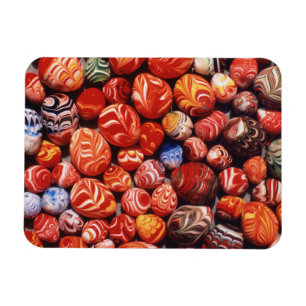 Magnet Flexible Chine, Tombes Ming, Souvenirs de verre peint