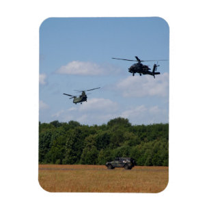 Magnet Flexible Chinook, Apache, aimant de jeep
