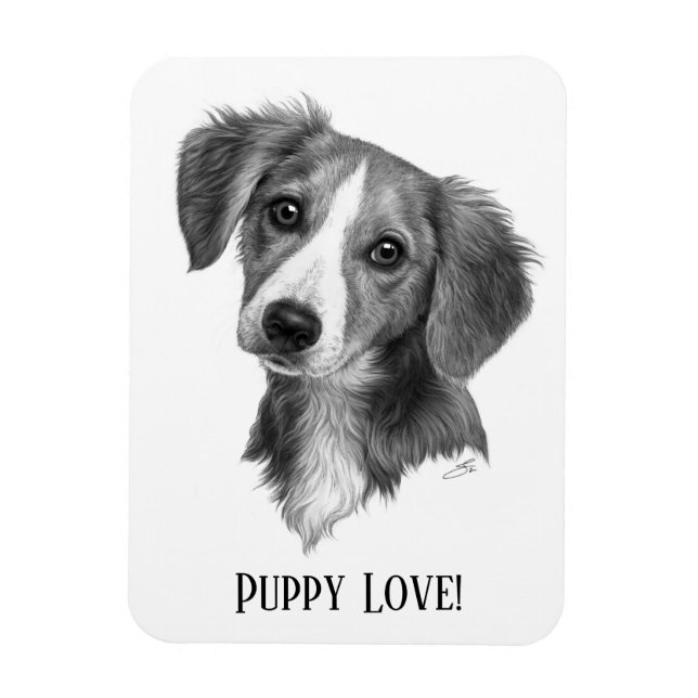 Magnet Flexible Chiot personnalisé (Vertical)
