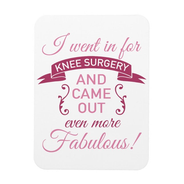 Magnet Flexible Chirurgie du genou encore fabuleux (Vertical)