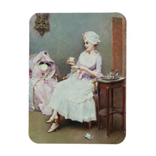 Magnet Flexible Chocolat chaud (huile sur toile)