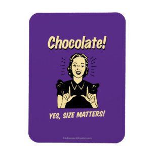 Magnet Flexible Chocolat : la taille compte