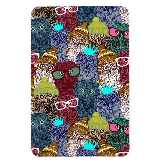 Magnet Flexible Chouette dans la couronne (Vertical)