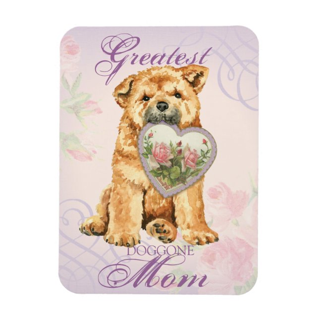 Magnet Flexible Chow Heart Maman (Vertical)
