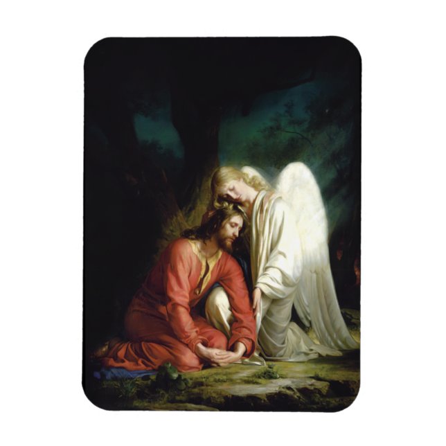 Magnet Flexible Christ à Gethsémani par Carl Bloch, Religieux (Vertical)