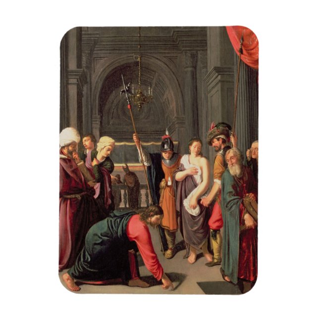 Magnet Flexible Christ and the Woman Taken in adultery (Vertical)