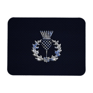 Magnet Flexible Chrome comme sur Carbon Fibre Print Scottish Thist