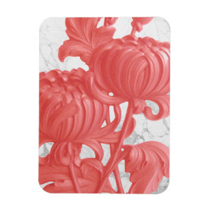 Magnet Flexible Chrysanthème rose