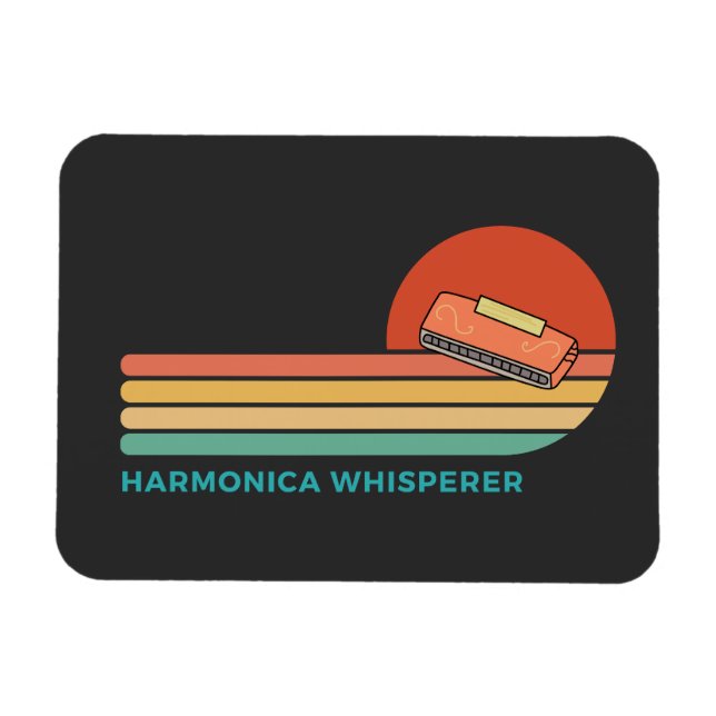Magnet Flexible chuchoteur d'harmonica  (Horizontal)