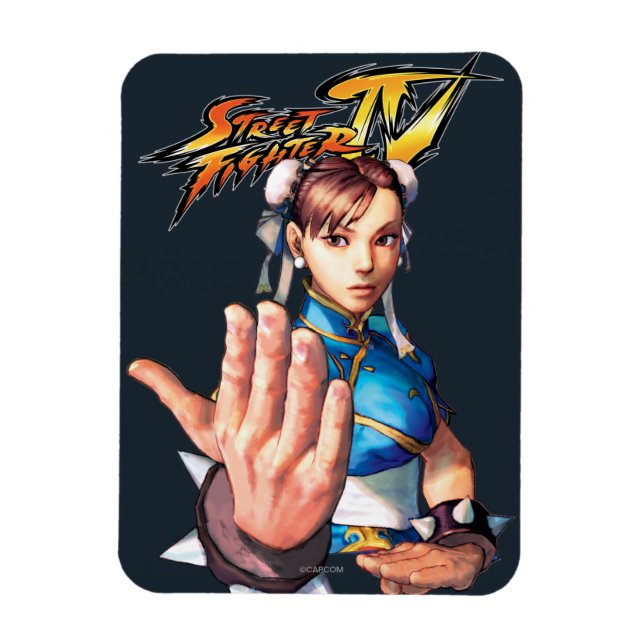 Magnet Flexible Chun-Li Avec La Main Vers Le Haut (Vertical)