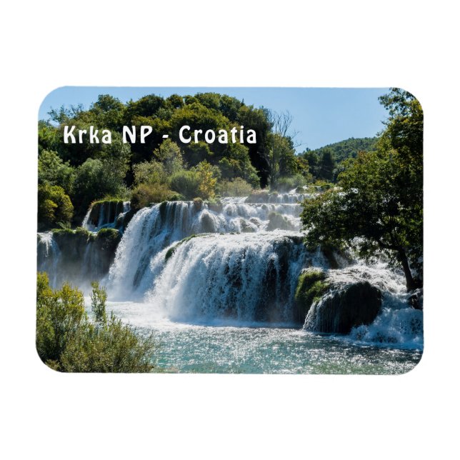 Magnet Flexible Chute d'eau dans le parc national de la Krka - Dal (Horizontal)