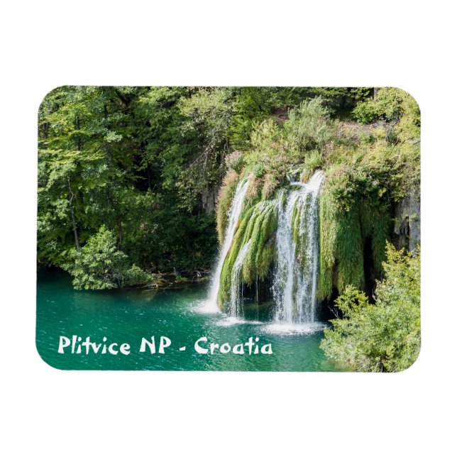 Magnet Flexible Chutes d'eau dans le parc national de Plitvice - C (Horizontal)