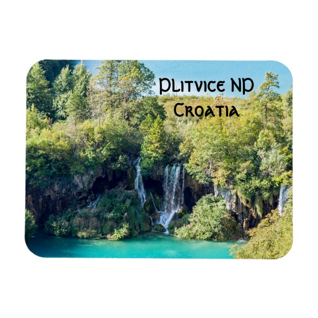 Magnet Flexible Chutes d'eau dans le parc national de Plitvice - C (Horizontal)