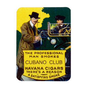 Magnet Flexible Cigares Club Cubano vintages