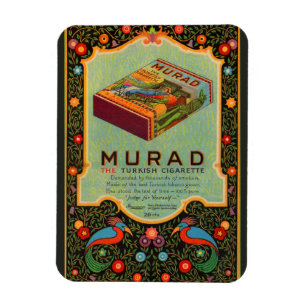 Magnet Flexible Cigarettes de Murad des années 1920