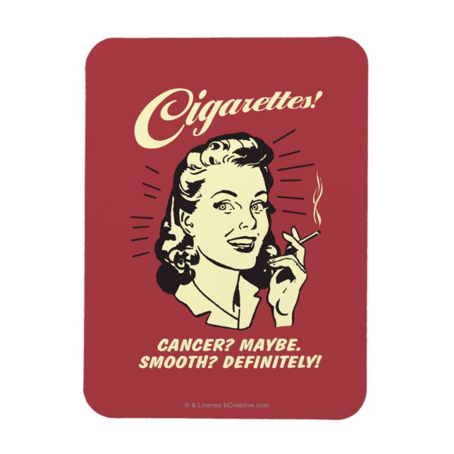 Magnet Flexible Cigarettes : Le Cancer Peut-Être Def Doux. (Vertical)
