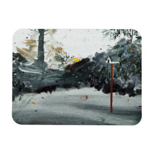 Magnet Flexible Cimetière 2013 d'Ohlsdorf de boîte d'oiseau