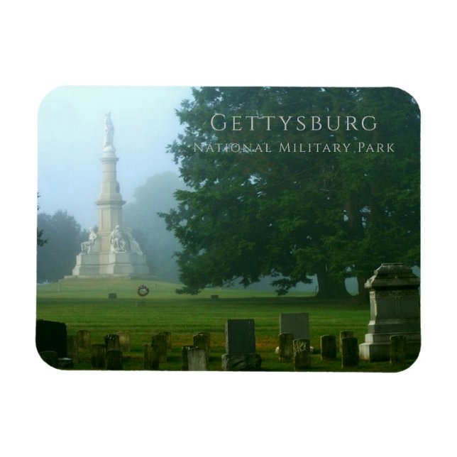 Magnet Flexible Cimetière national de Gettysburg (Horizontal)