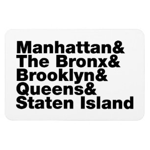 Magnet Flexible Cinq Boroughs ~ New York