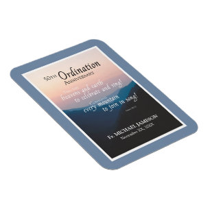 Magnet Flexible cinquantième Anniversaire des félicitations de