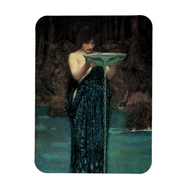 Magnet Flexible Circe Invidiosa par John William Waterhouse (Vertical)