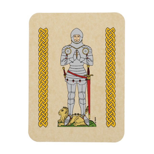 Magnet Flexible Cirque du Chevalier Médiéval Anglais 1430 (Vertical)