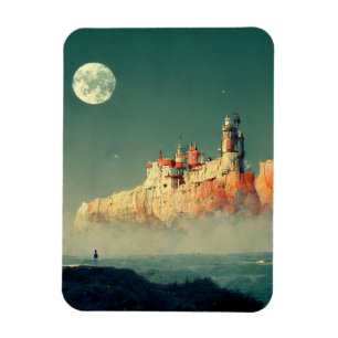 Magnet Flexible Citadelle côtière Imaginaire Sci-Fi