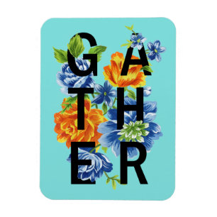 Magnet Flexible Citation de collecte florale 2