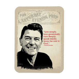 Magnet Flexible Citation de Ronald Reagan