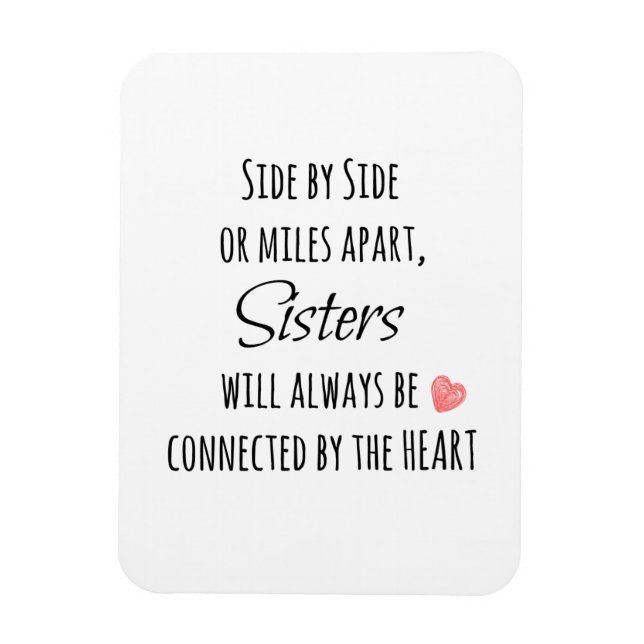 Magnet Flexible Citation de soeurs (Vertical)