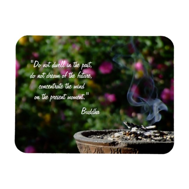 Magnet Flexible Citations de bouddha et offrandes spirituelles / m (Horizontal)