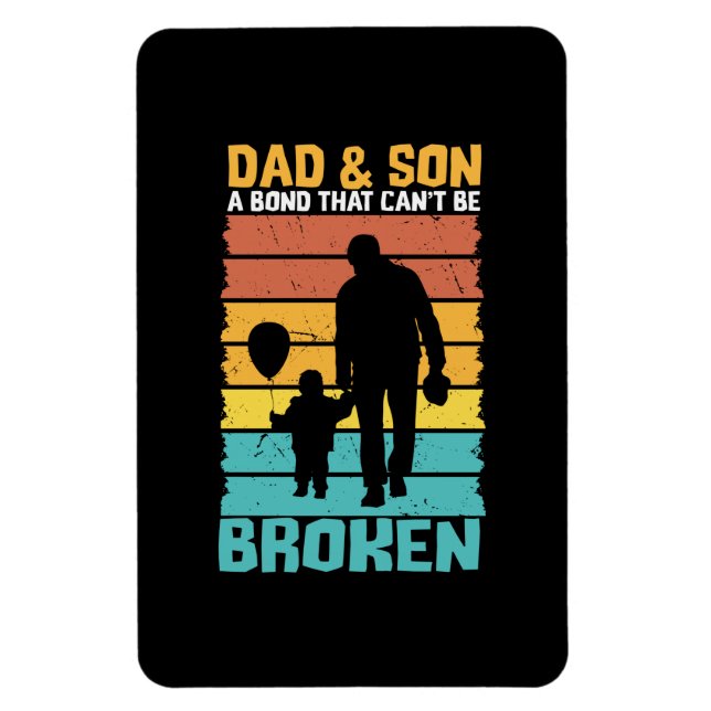 Magnet Flexible Citations grand-père | Papa Et Son Fils (Vertical)