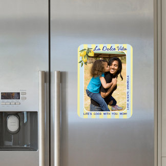 Magnet Flexible Citrons italiens La Dolce Vita Photo Fête des mère