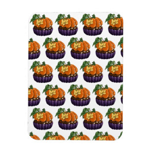 Magnet Flexible Citrouille Cupcake