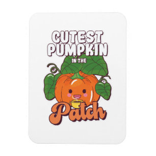 Magnet Flexible citrouille mignon dans le patch