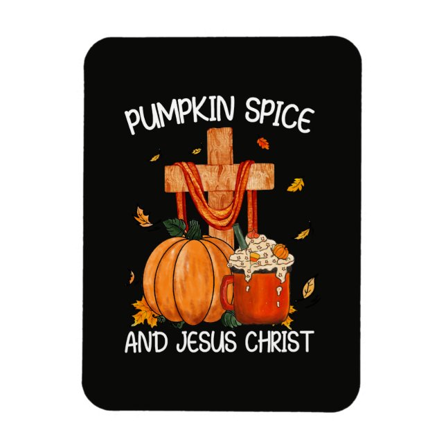Magnet Flexible Citrouille Spice et Jésus-Christ (Vertical)