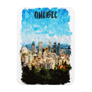 Magnet Flexible Cityscape Québec Canada