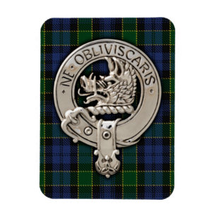 Magnet Flexible Clan Campbell Crest & Breadalbane Tartan