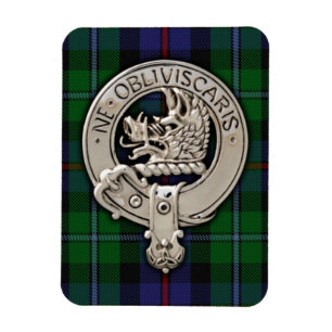 Magnet Flexible Clan Campbell Crest & Cawdor Tartan