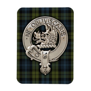 Magnet Flexible Clan Campbell Crest & Tartan