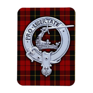 Magnet Flexible Clan Wallace Crest & Tartan