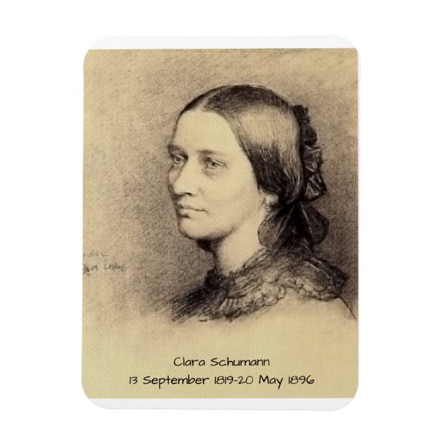 Magnet Flexible Clara Schumann (Vertical)