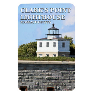Magnet Flexible Clark's Point Lighthouse Massachusetts FlexiMagnet