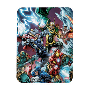 Magnet Flexible Classiques Avengers Loki et Géants de Glace