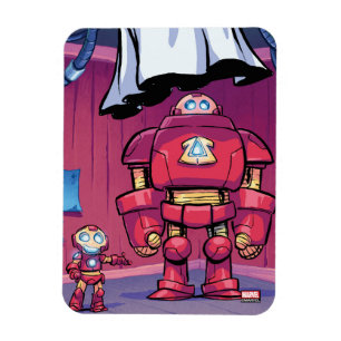 Magnet Flexible Classiques Avengers   Mini Iron Man et Hulkbuster