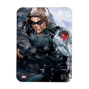 Magnet Flexible Classiques Avengers   Soldat de l'Hiver dans la ne