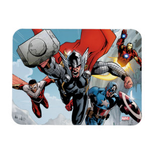 Magnet Flexible Classiques Avengers Traverser les montagnes enne