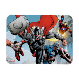Magnet Flexible Classiques Avengers Traverser les montagnes enne