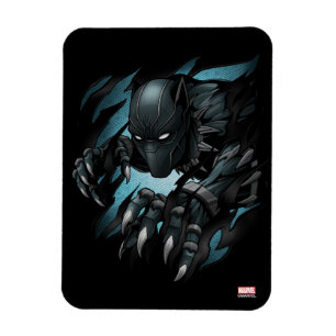 Magnet Flexible Classiques des Avengers   Black Panther déchire to